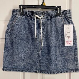 Juniors sir XL denim skirt